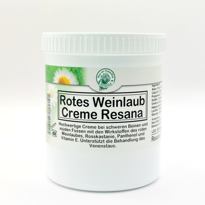 Rotes Weinlaub Creme Resana
